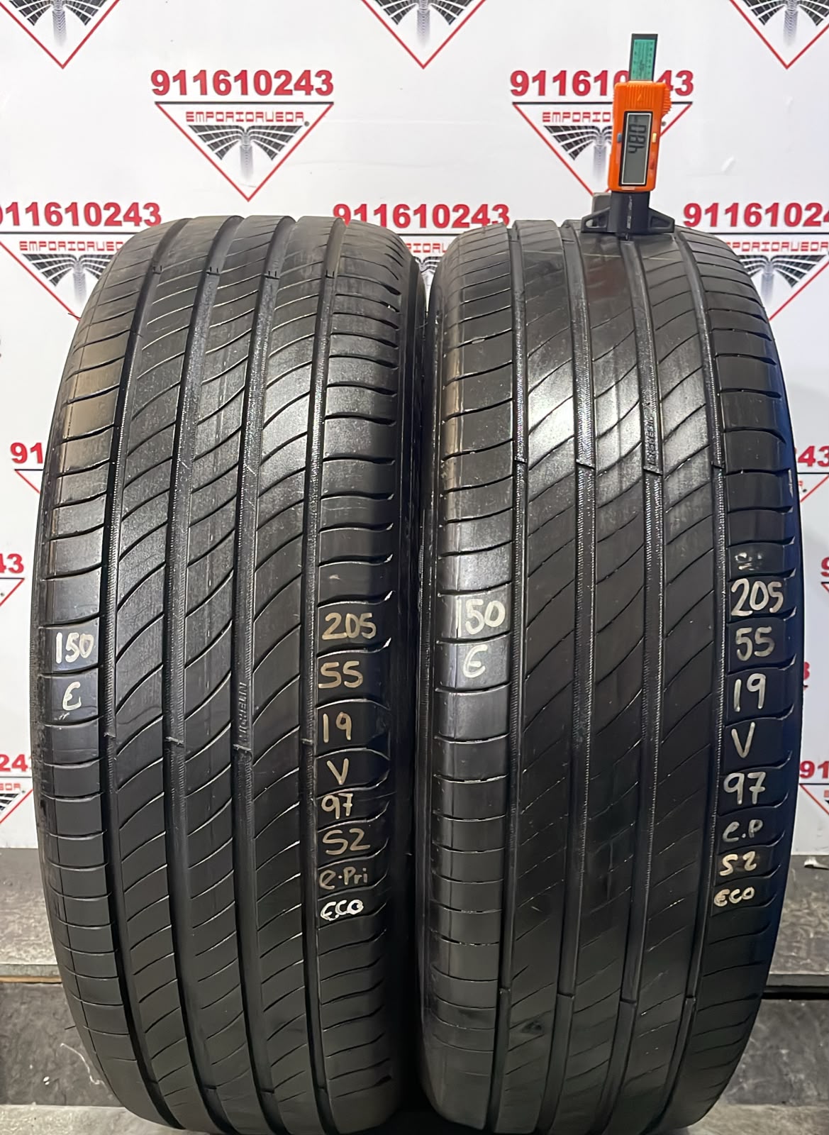 MICHELIN E-PRIMACY USADO ECONOMICO  205/55 R19 97 V